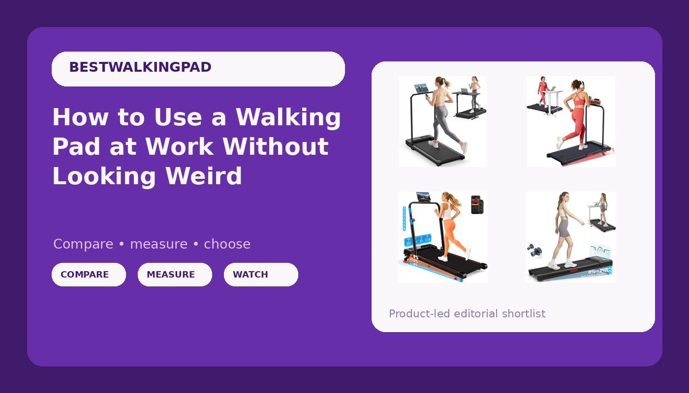 How to Use a Walking Pad at Work Without Looking Weird - WalkingPadReviews review with measurements and honest opinion