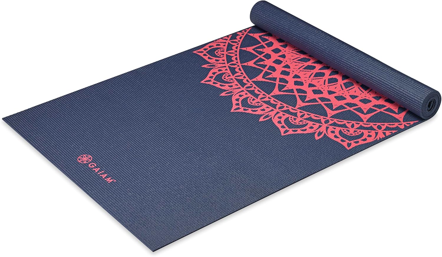 Gaiam Yoga Mat Classic Print, 4mm Non-Slip Mat