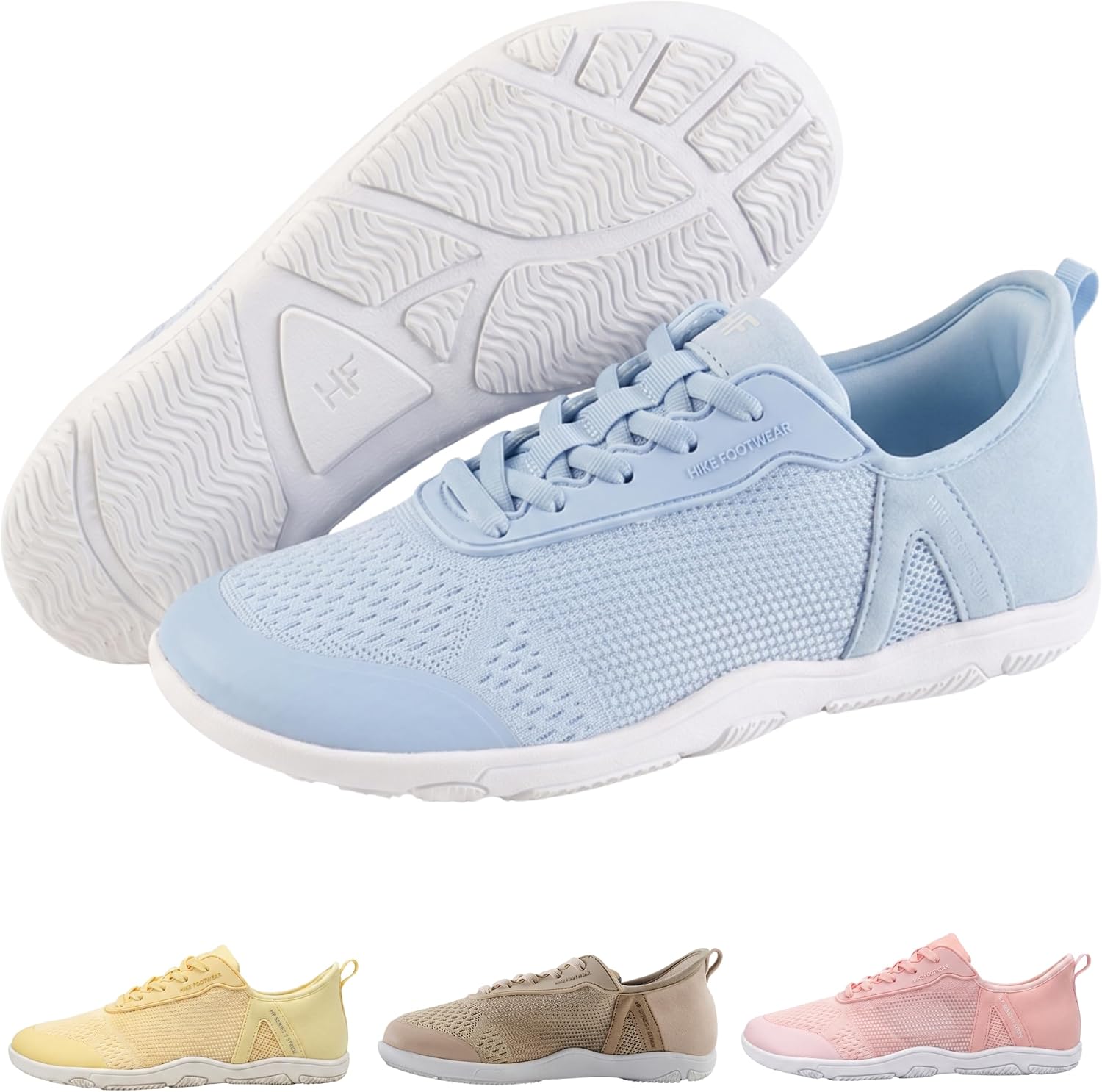 Hike Footwear HF Stride, Hands-Off & Ergonomic Barefoot Shoes for Women Men, Thin Sole & Ultra-Light, Effortless Daily Wear Unisex