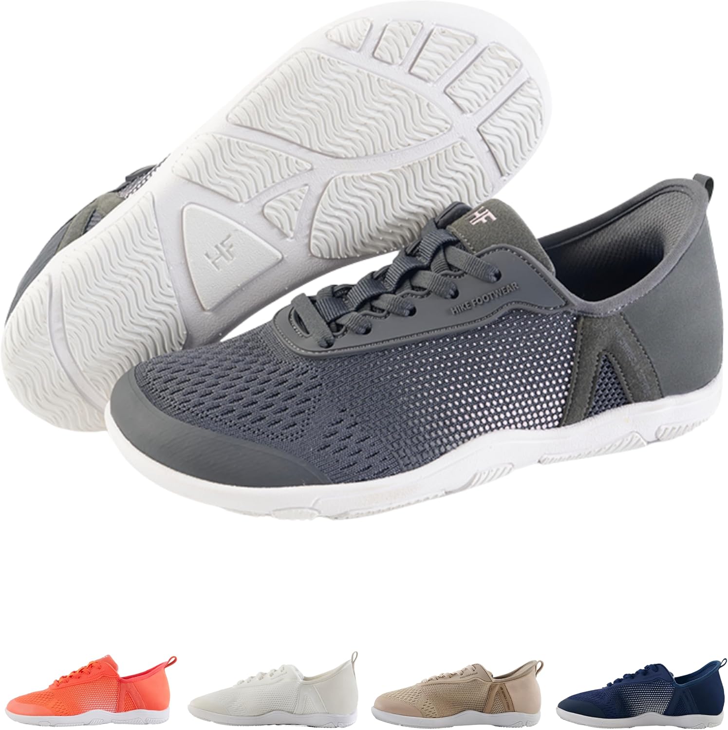 Hike Footwear HF Stride – Hands-Off & Ergonomic Barefoot Shoes for Women Men, Thin Sole & Ultra-Light, Effortless Daily Wear Unisex