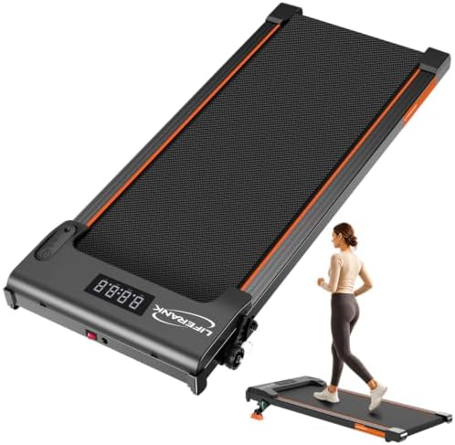 Walking Pad Treadmill for Home Office, Portable Under Desk Treadmill with Incline, Mini Compact Walking Jogging Running Exercise Machine with Remote Control and LED Display : Sports &amp;