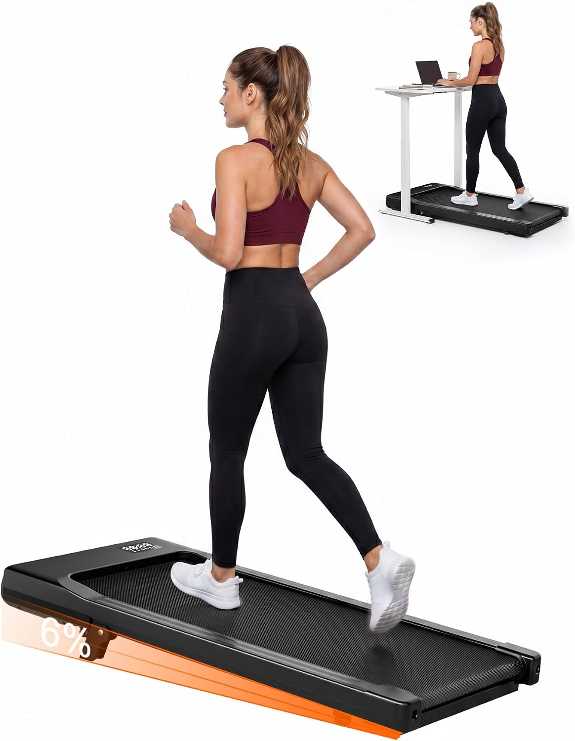 Superun Walking Pad with 6% Incline