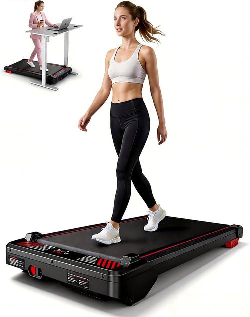 Walking Pad Treadmill, BestGod Incline Under Desk Treadmill 330lbs Capacity, 2.5HP Portable Treadmills for Home, Compact Treadmills Mini Running Machine with Remote Control